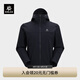 KAILAS凱樂石M8軟殼衣男戶外登山耐磨彈力透氣輕量防風(fēng)連帽夾克外套 礦石黑 KG2519105 L