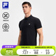 FILA 斐樂官方男子針織短袖POLO衫2025秋季健身運(yùn)動涼感上衣
