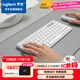 羅技（Logitech）時尚系列 PEBBLE 2 COMBO鍵鼠套裝 無線鍵鼠套裝 雙模連接 自定義按鍵 三臺設(shè)備配對 月凝白