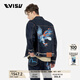 EVISU男海鷗雄鷹牛仔夾克男2ESHTM3DJ115XXCT 牛仔藍(lán) M