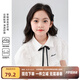 左西女童連衣裙兒童夏裝2025新款夏季童裝白色襯衫公主裙女孩裙子 白色 160 建議身高160cm左右