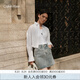 Calvin KleinJeans25春夏女士美式潮流復(fù)古ck性感辣妹淺藍(lán)色牛仔短裙47B738G W99-牛仔淺藍(lán) XXS 25