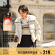 森馬（Semir）輕松羽絨|羽絨服女寬松連帽面包服冬防潑水防風(fēng)外套101724113045