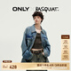 ONLY2024冬季新款BASQUIAT聯(lián)名款翻領(lǐng)落肩牛仔外套女|124454001 J33 350水洗牛仔藍 M 165/84A