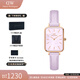 丹尼爾惠靈頓（DanielWellington）dw手表女 花時系列貝母小方表時尚女士腕表 生日禮物送女友薰衣草紫貝母小方表DW00100637