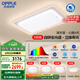 歐普（OPPLE）護(hù)眼全光譜吸頂燈客廳燈LED滿天星高亮線條簡(jiǎn)約奶油風(fēng)包安裝套餐1