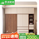 歌減2025新款2025衣柜家用臥室生態(tài)板儲物抽屜掛衣櫥出租房柜子包安裝 (拼色B款)B長180寬60高200主柜+邊柜