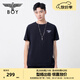 BOY LONDON【寂寥黑夜】25新款情侶款黑色基礎(chǔ)款潮牌短袖T恤N01257 黑色 XL
