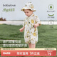 babylove嬰兒連體衣夏季竹棉山茶紗布和尚服新生兒寶寶衣服薄款透氣哈衣