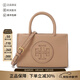 湯麗柏琦（Tory Burch）女士ELLA BIO系列迷你雙T LOGO托特包手提單肩斜挎包女包 145613 200 藤棕色