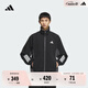 adidas休閑寬松三條紋撞色夾克外套男裝阿迪達(dá)斯官方輕運(yùn)動(dòng) 黑色     2XL