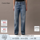 Calvin KleinJeans【復刻90系列】25春夏女士ck淺色復古直筒牛仔褲47B908G