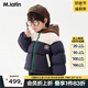 馬·拉?。∕.Latin）/童裝兒童羽絨服冬新款男女小童撞色短款羽絨服 藏青 130cm