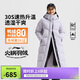 李寧長(cháng)羽絨服女子冬季健身百搭80%鴨絨運動(dòng)外套AYMU242