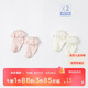 davebella戴維貝拉夏女童短襪DB17732粉白色組13CM
