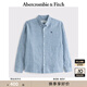 ABERCROMBIE & FITCH【李現(xiàn)同款】男裝25春夏美式經(jīng)典小麋鹿亞麻混紡襯衫KI125-5085 藍(lán)色 L (180/108A)