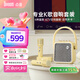 Divoom點(diǎn)音麥克風(fēng)k歌一體音響家庭ktv全套可接電視客廳家用藍牙音箱HIFI音質(zhì)戶(hù)外聚餐便攜式直播唱歌話(huà)筒 雙麥顯眼包音箱（琥珀黃）