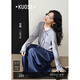闊色（kuose）miu系蝴蝶結(jié)上衣長(zhǎng)袖T恤新款秋季女內(nèi)搭打底衫早秋穿搭 灰色 M