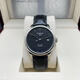 【二手99新】天梭(TISSOT)經(jīng)典力洛克系列男士商務(wù)休閑男表自動機械腕表背透豪致系列 黑盤皮帶2824機芯T41.1.423.53