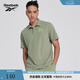 Reebok銳步官方24新品男子TEE/SS休閑舒適針織短袖T恤Polo衫 24SRM401MGL2 L