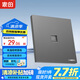 家的（GAMDER） V20復位開(kāi)關(guān)插座86型灰色墻壁暗裝五孔家用插座帶LED指示燈 六類(lèi)電腦插座
