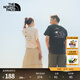 北面（The North Face）【都市經(jīng)典系列】短袖T恤小熊 情侶款男女戶外圓領(lǐng)25年夏季8F5R JK3/黑色 L /175