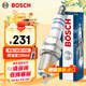 博世（BOSCH）單鉑金火花塞5560四支日產(chǎn)軒逸天籟逍客奇駿驪威騏達頤達俊逸瑪馳