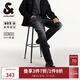 杰克·瓊斯（JACK&JONES）男裝四季恒溫彈力柔軟舒適903直筒牛仔褲男潮流百搭褲子品牌男褲 134深灰牛仔 寬松直筒，卡碼拍小 31 175 W31/L30