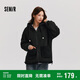 森馬（Semir）森馬外套女仿羊羔毛搖粒絨雙面穿連帽重磅夾克24新款109724108002