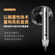 KZ Duet二重奏半入耳式有線耳機(jī)音樂(lè)游戲耳塞HIFI重低音電競(jìng)FPS 黑色帶麥+AM02聲卡C口