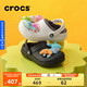 crocs卡駱馳秋冬新品經(jīng)典暖棉兒童洞洞鞋居家輕便耐磨/207009/207010 白/灰-10M 34 (205mm)
