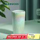 星巴克（Starbucks）杯子咖啡杯水波款仙霧綠雙層帶蓋陶瓷杯355ml水杯 男女士送禮