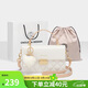 蔻一（Cnoles）包包女包牛皮女士百搭單肩斜挎包菱格小方包生日禮物送女友