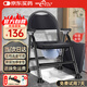 長壽泉坐便椅坐便器可折疊高度可調(diào)移動馬桶老人坐便凳防滑加厚雙坐墊