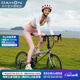 大行（DAHON）451輪組彎把折疊自行車18速男女通用公路運動自行車KDC083 電鍍銀
