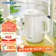 虎牌（TIGER）電熱水壺 雙層防燙 快燒水壺 PCG-G10C 1L電水壺 白色