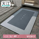 大江科技絨浴室地墊防滑吸水50x80cm 貝加爾湖畔-藍(lán)