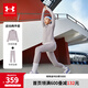 安德瑪（Under Armour）兒童套裝女大童針織休閑舒適運動套裝春季運動套裝251213176 鉛灰紫 165