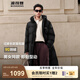 波司登（BOSIDENG）2025新款羽絨服男女同款過膝長款連帽90絨面包服外套B250245171DS 【經(jīng)典百搭】黑色|8056 XL 175/96A 體重約140-155斤