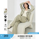梵希蔓豆綠色休閑時(shí)尚套裝女兩件套2025年春新款初秋上衣+褲子 M3928 豆綠色 S