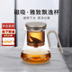 尚明玻璃內膽磁旋飄逸杯泡茶壺茶水分離過(guò)濾沖茶具套裝家用辦公沏茶壺 金灰色 800ml