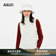 AIGLE艾高ACW22WFLE010女士簡(jiǎn)約時(shí)尚休閑保暖戶(hù)外保暖抓絨馬甲 粉白色 AF551 36