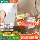 雙槍（Suncha）多格調(diào)味罐家用廚房 鹽調(diào)味罐收納盒調(diào)料盒鹽罐瓶綠色