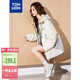 唐獅（TonLion）2025女連帽拼接工裝外套戶(hù)外時(shí)尚酷帥休閑風(fēng)百搭潮流 米白 L 