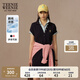 Teenie Weenie【涼感】小熊女裝連衣裙2025夏新款松弛通勤學(xué)院短裙 藏青色 M