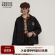 Teenie Weenie小熊女裝秋冬巴恩風(fēng)收腰休閑棉服撞色夾克保暖外套女