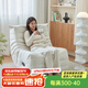御唐軒毛毛蟲(chóng)沙發(fā)多功能搖搖椅單人休閑網(wǎng)紅北歐客廳陽(yáng)臺旋轉懶人沙發(fā)椅 米白色【電動(dòng)躺平+旋轉+搖擺】