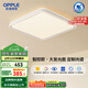歐普（OPPLE）吸頂燈智控調(diào)光LED照明燈具全光譜智慧光方臥品見(jiàn)4白包安裝