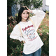白色長(cháng)袖t恤女2025新款秋季打底衫內搭純棉寬松韓系早秋chic上衣 白色 M