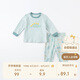 davebella戴維貝拉童裝2021秋冬兒童內(nèi)衣套裝男童秋衣秋褲棉質(zhì)睡衣DBX19056恐龍印花90cm
